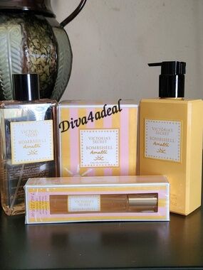 Victoria’s Secret BOMBSHELL AMALFI 1.7 FL OZ EDP Spray 4PC Collection Bundle